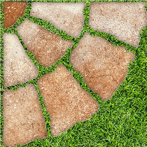 Gạch lát sân vườn Đồng tâm 40x40 4040GREENERY003