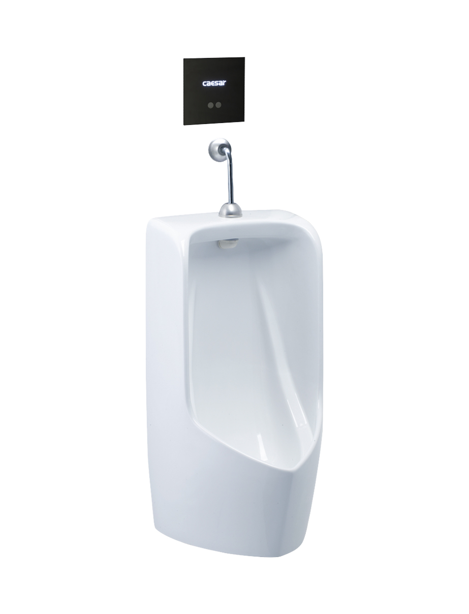 Bồn tiểu nam Caesar U0282 + Van cảm ứng A654