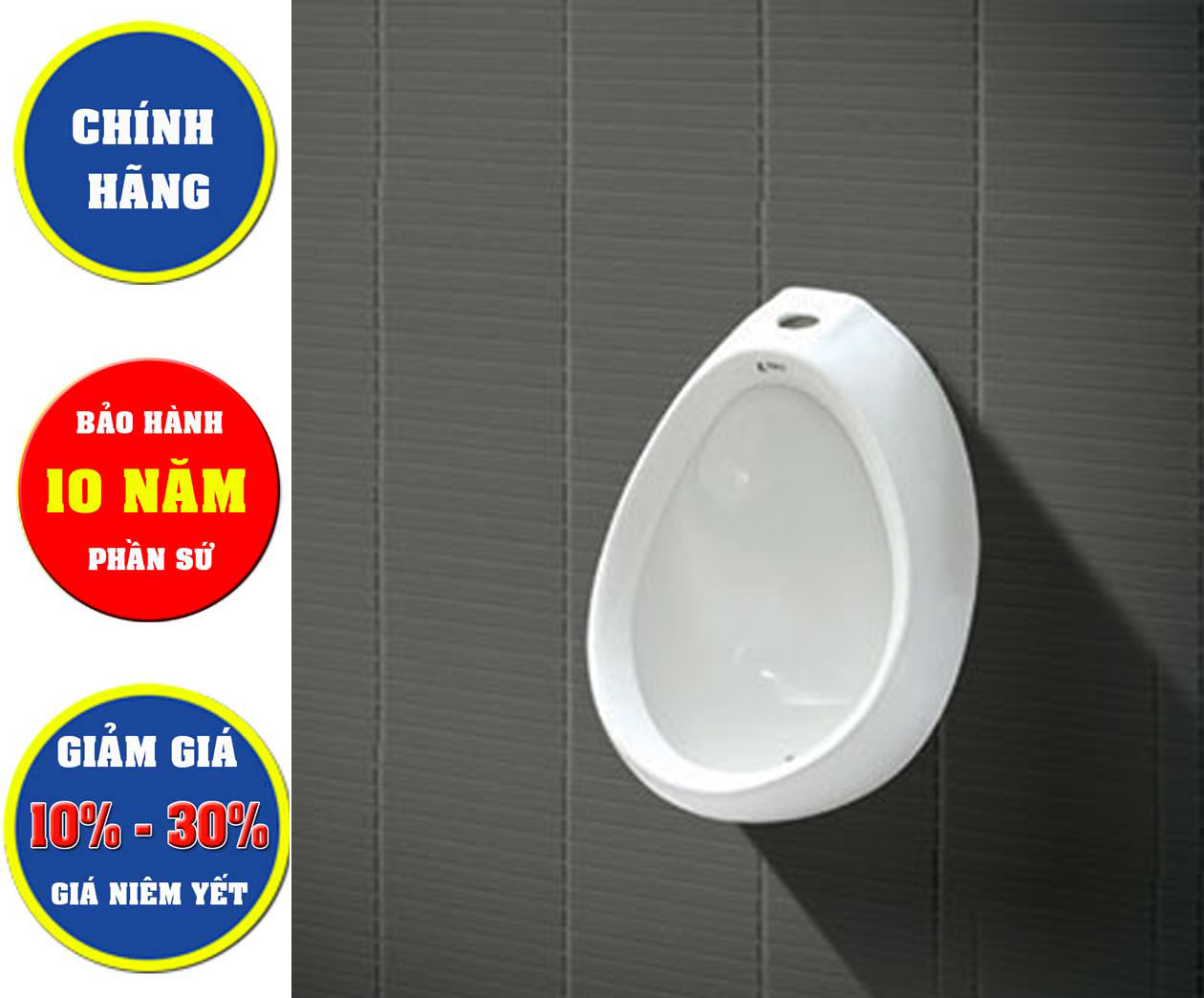 Bồn tiểu nam treo tường Inax U-116V