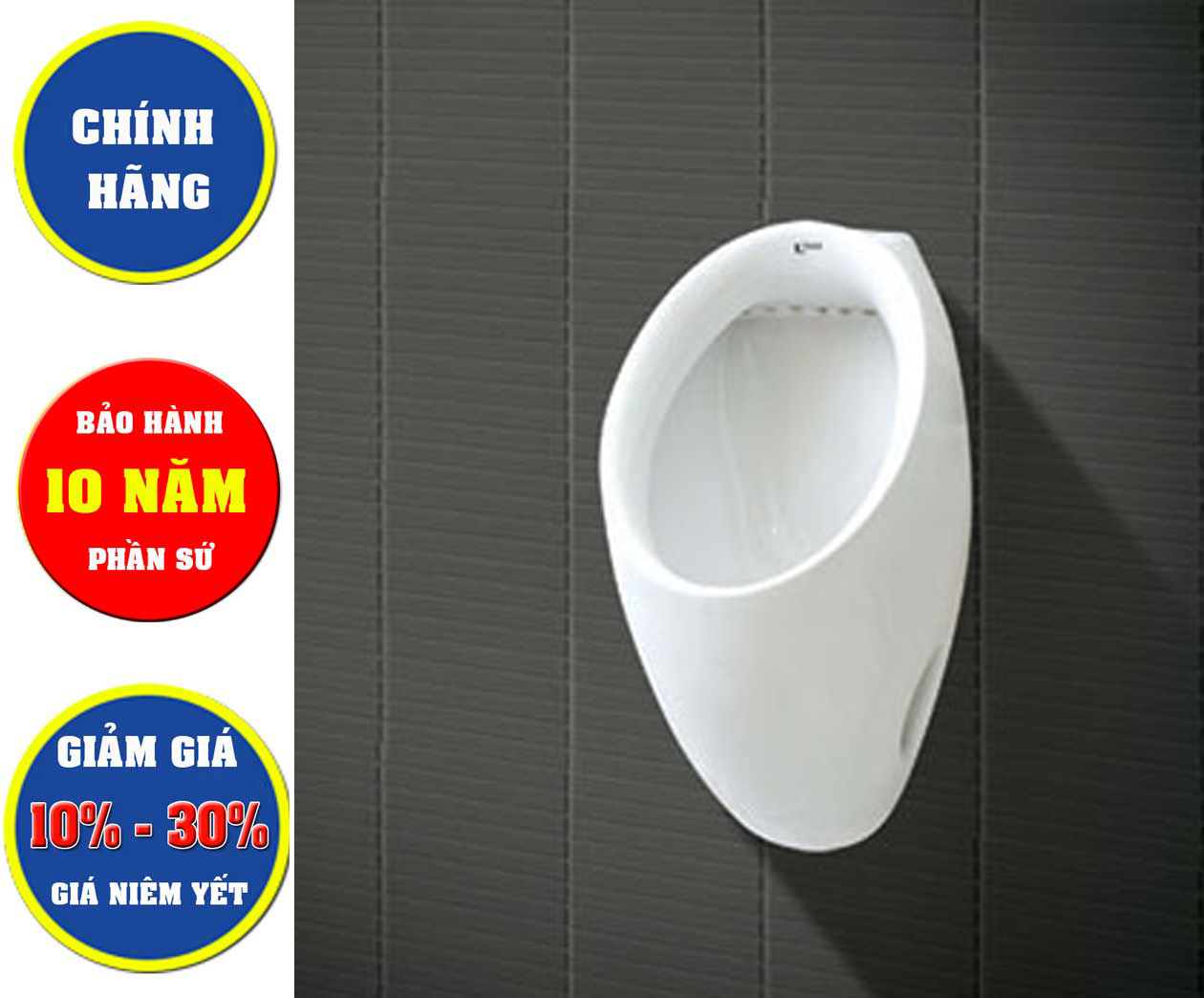 Bồn tiểu treo tường inax U-117V