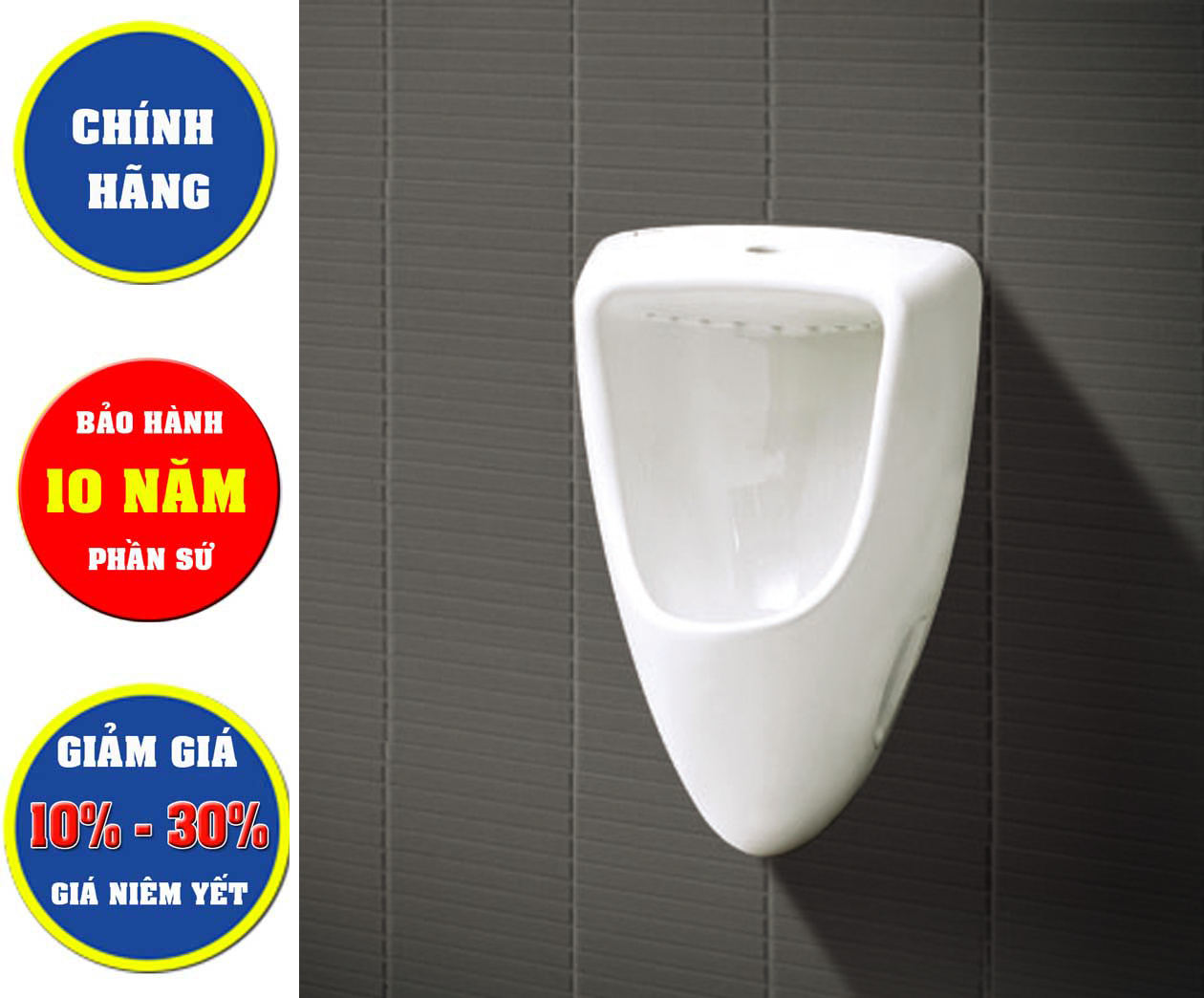 Bồn tiểu treo tường Inax U-440v