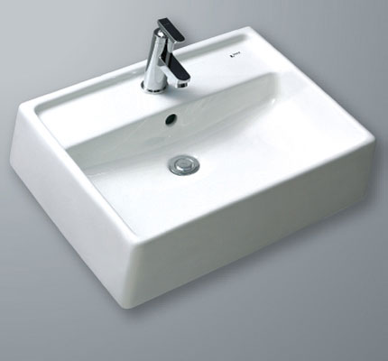 Chậu lavabo đặt bàn đá inax L-293V(EC/FC)