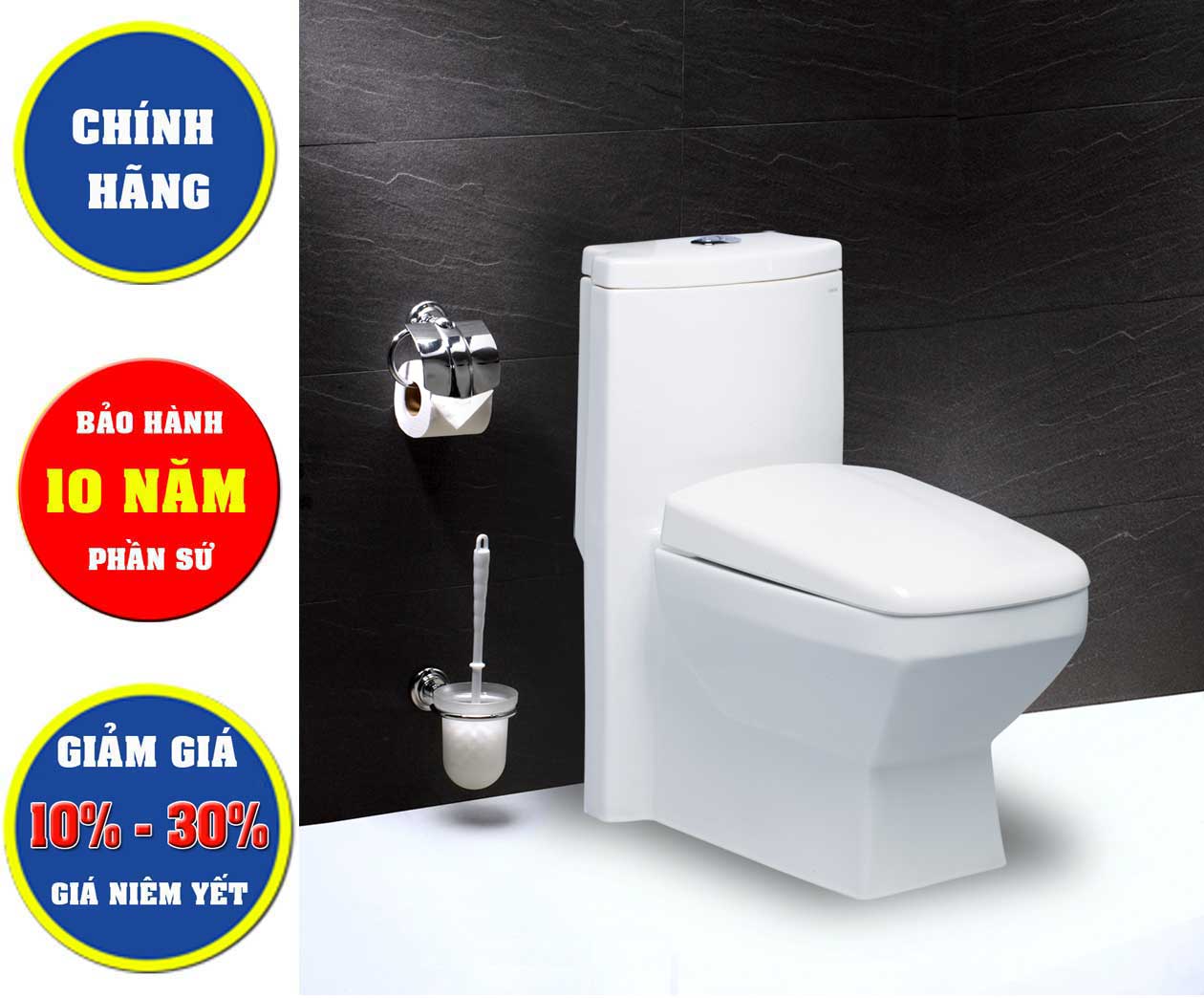 Bồn cầu một khối Caesar CD1347