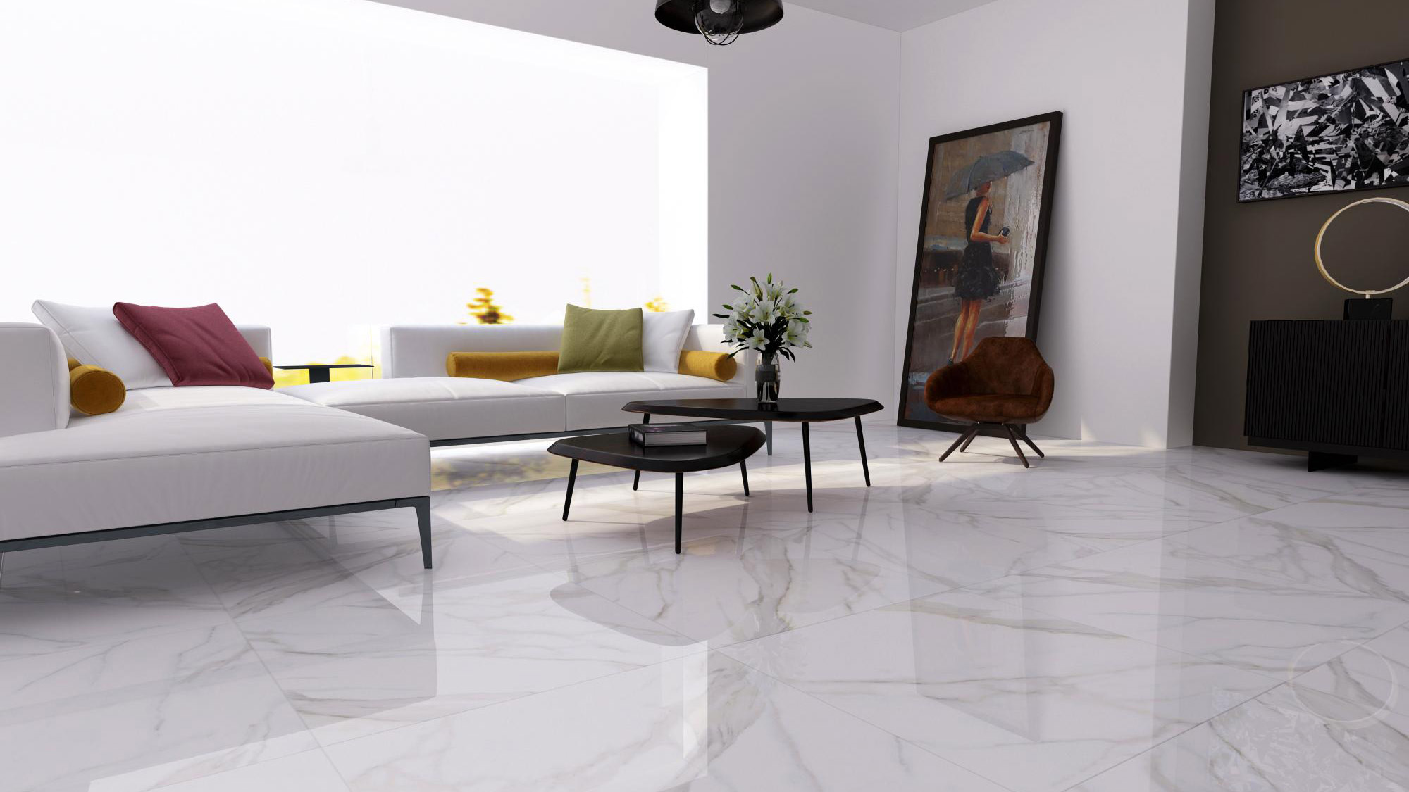 Gạch lát nền granite xương trắng Viglacera EU-SIG.P-4805