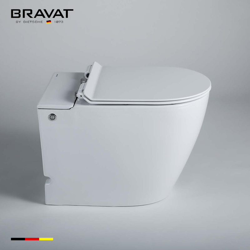 Bồn cầu đặt sàn cao cấp Bravat C21232UW-3-ENG