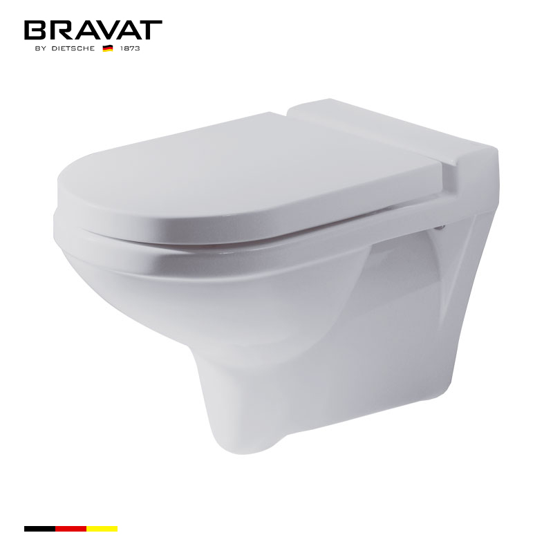 Bồn cầu âm tường cao cấp Bravat C2166W-ENG