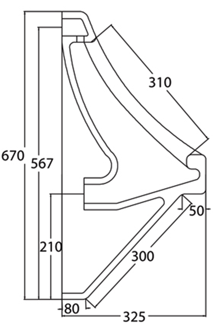 Tiểu nam treo tường Viglacera T50