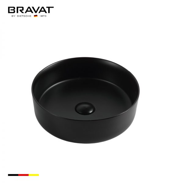 Chậu lavabo đặt bàn cao cấp Bravat C22357K