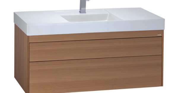 Bộ tủ treo lavabo Caesar EH05388DWV + LF5388