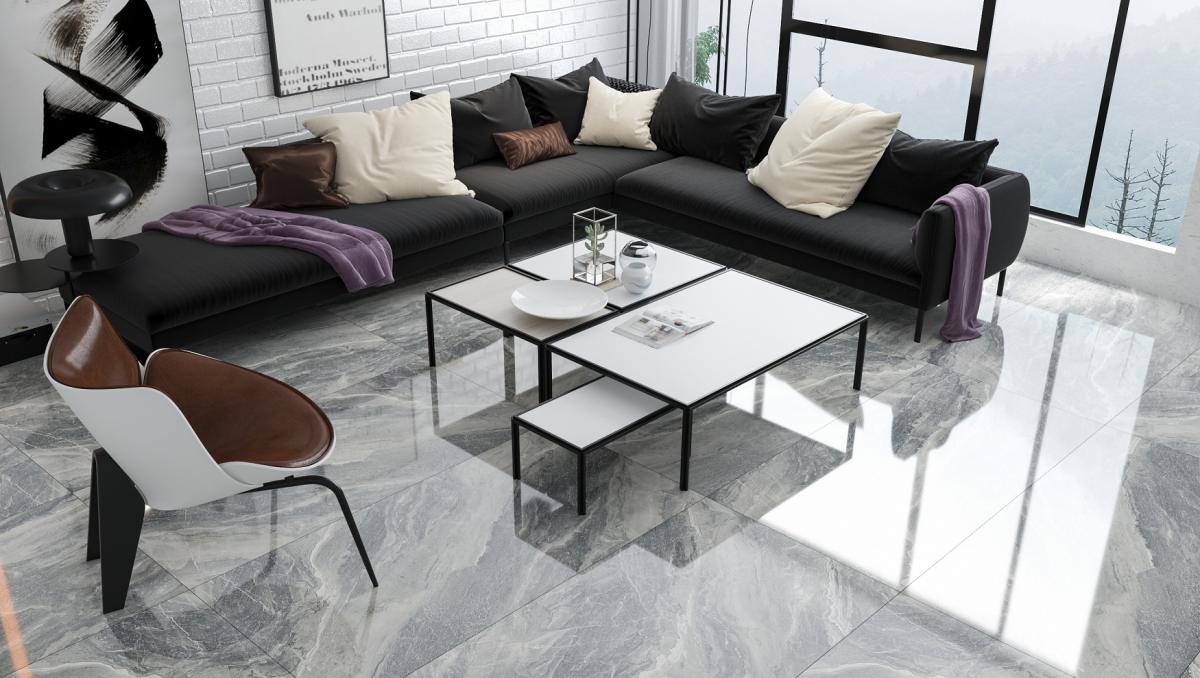 Gạch cao cấp có chức năng diệt khuẩn ROMARIO - V189J876P kích thước 90X180 cm