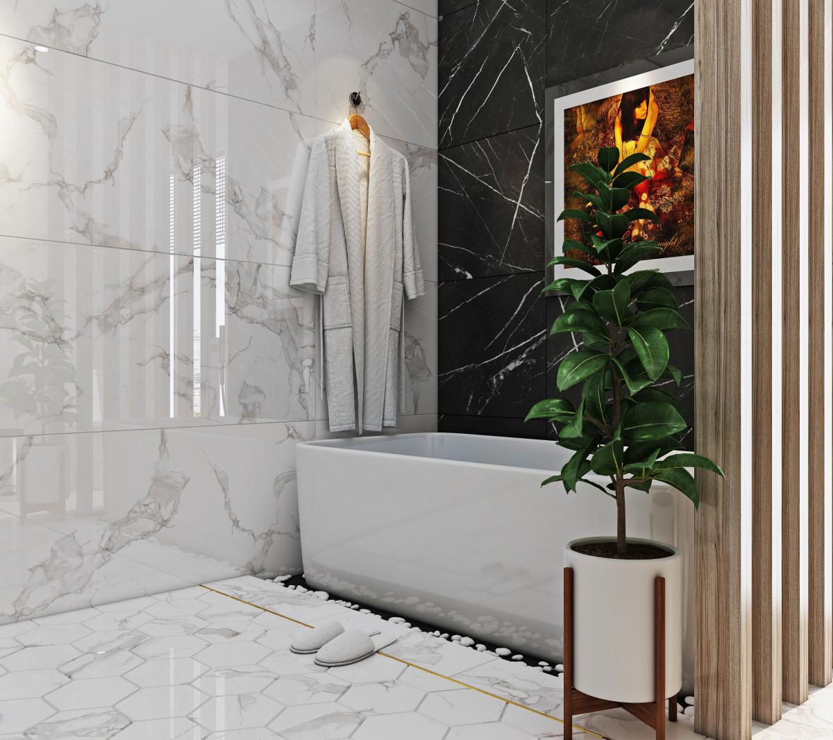 Gạch cao cấp có chức năng diệt khuẩn BELLISSIMO - BL126M13 kích thước 60X120 cm