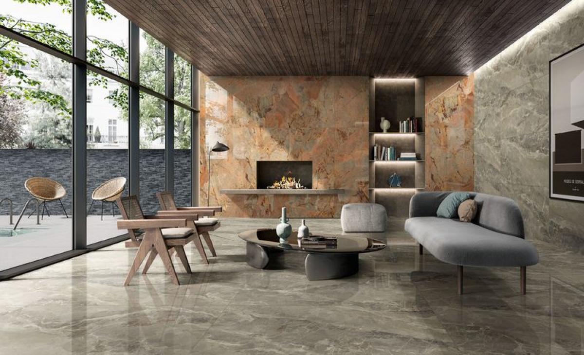 Gạch cao cấp có chức năng diệt khuẩn ROMARIO - C189J573P kích thước 90X180 cm