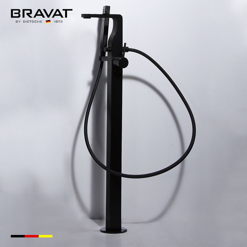 Vòi sen tắm đặt sàn cao cấp Bravat F66061K-B3-ENG