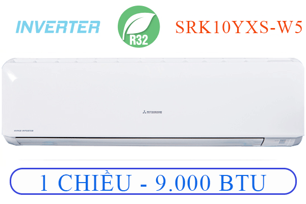 ĐIỀU HÒA TREO TƯỜNG MITSUBISHI HEAVY 1 CHIỀU INVERTER - SRK/SRC10YXS-W5 - CÔNG SUẤT 9.000BTU