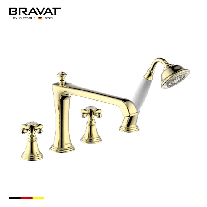 Vòi xả bồn kèm sen tắm cao cấp Bravat F551199BAF-ENG