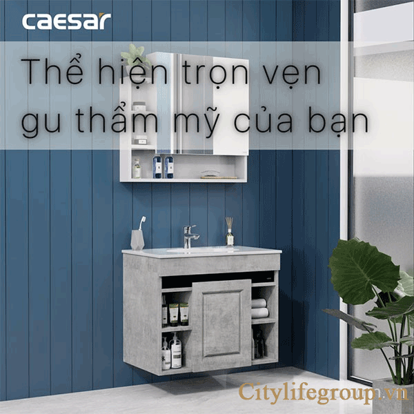 Bộ tủ EH05026ASV + chậu LF5026 Caesar