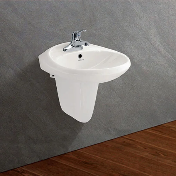Chậu treo tường Viglacera VTL3 + Chân lửng VI5