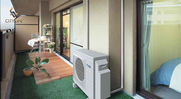 Sử dụng điều hòa Multi tiết kiệm diện tích cho ban công