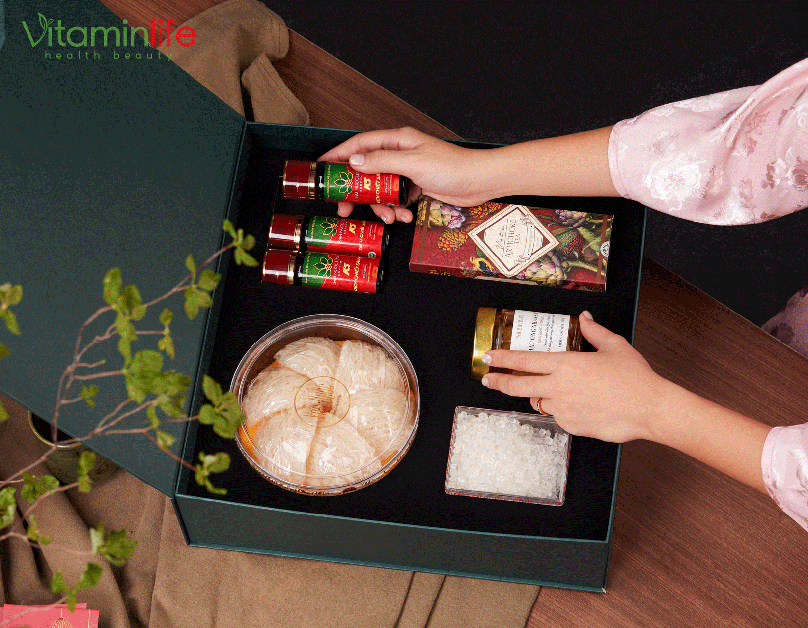 Quà Tết doanh nghiệp cao cấp - Mang tên Xuân Hồng