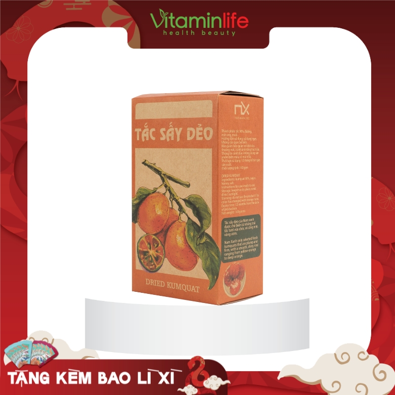 Hộp Tắc sấy dẻo Nam Xanh 140g