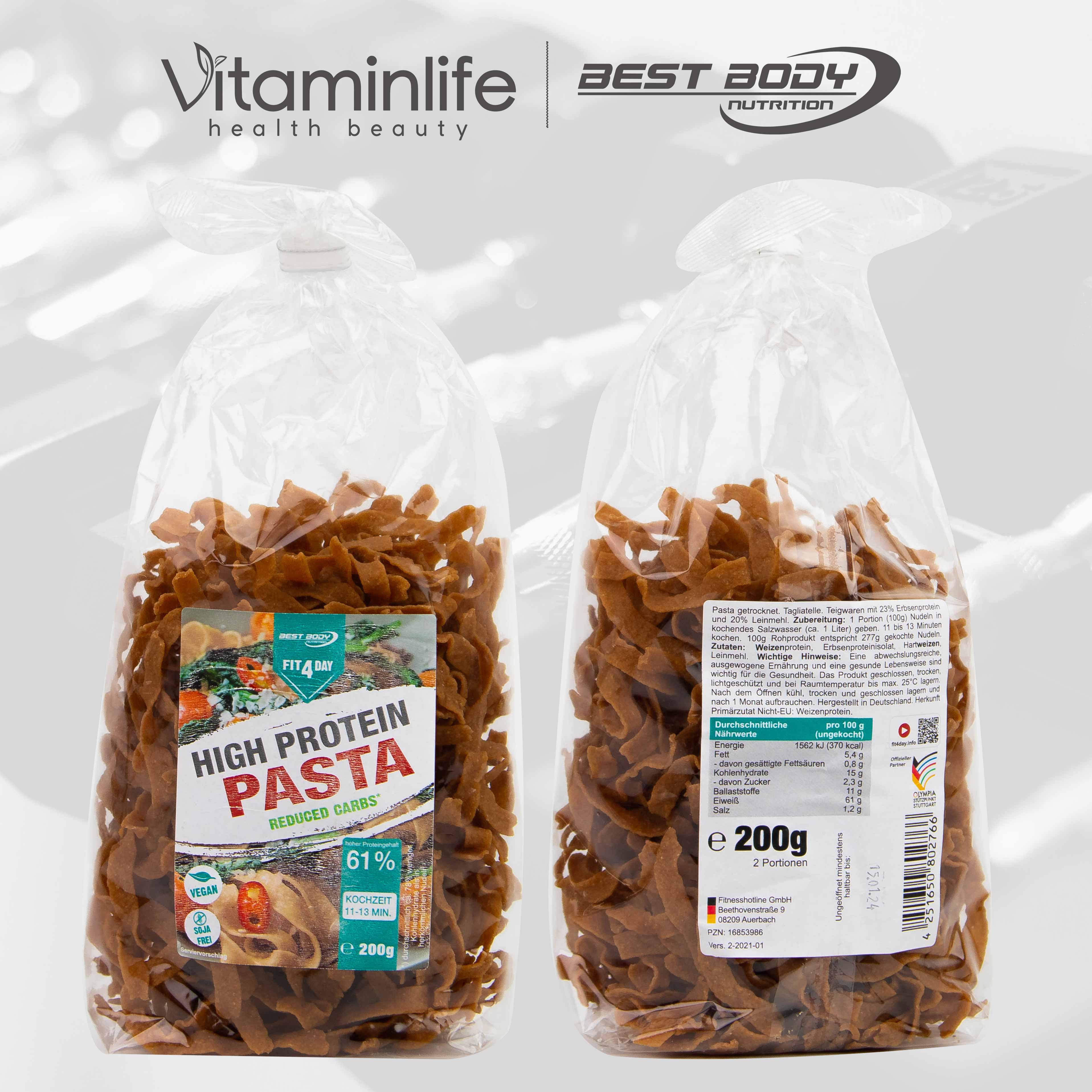 Mì Tagliatelle Protein Best Body Nutrition Gói 200g