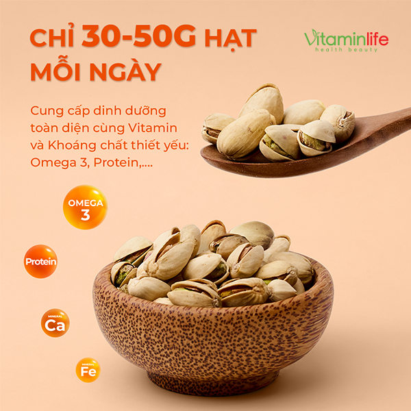 Hạt dẻ cười Mỹ Happy Nuts 150g - Hộp giấy - Xanh