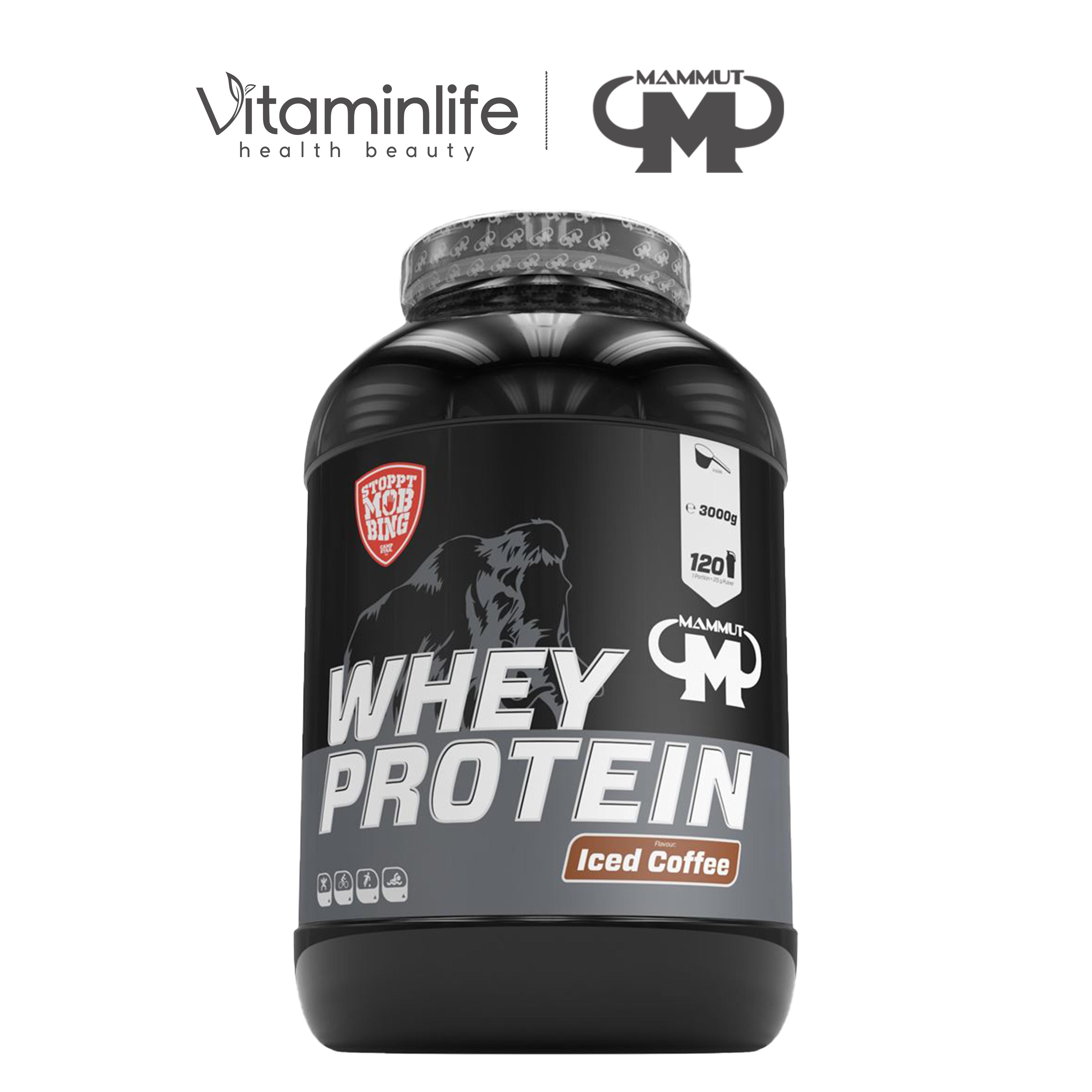 Bột Whey Protein hương vị cà phê đá Mammut Nutrition 3000g