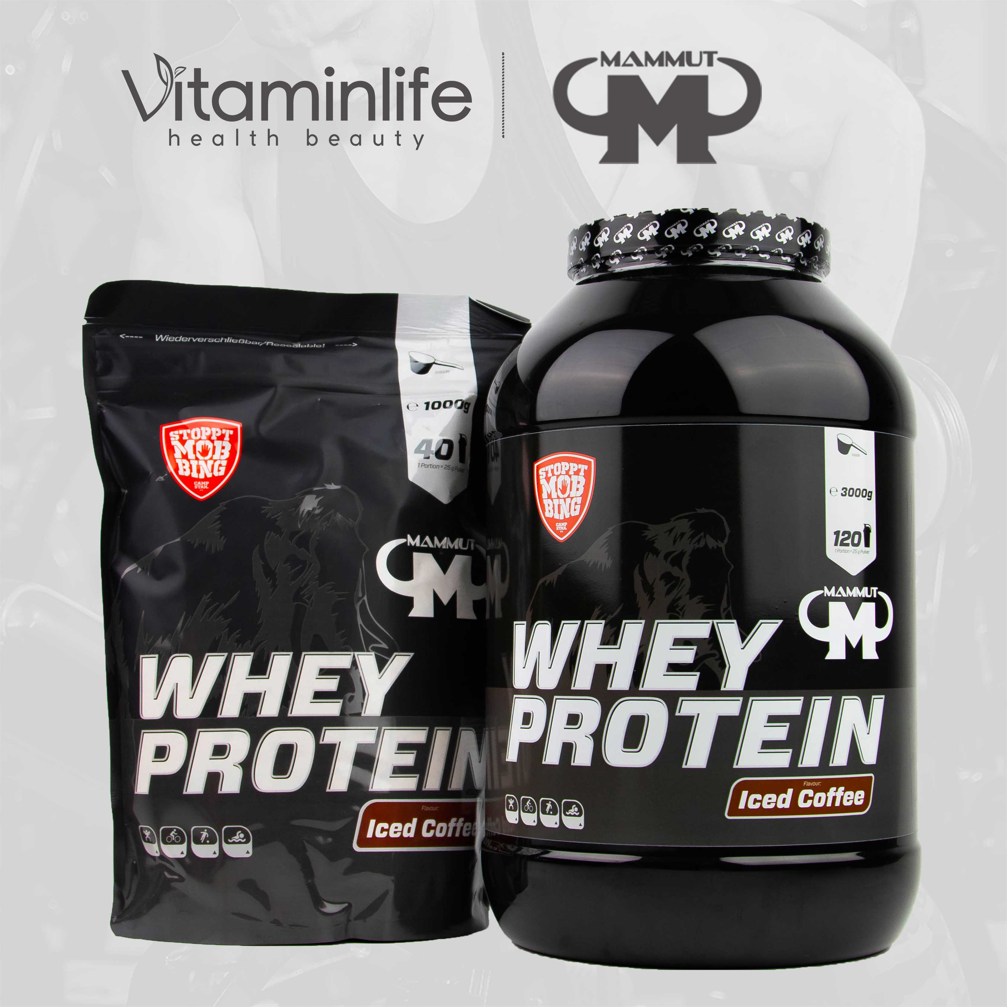 Bột Whey Protein hương vị cà phê đá Mammut Nutrition 3000g