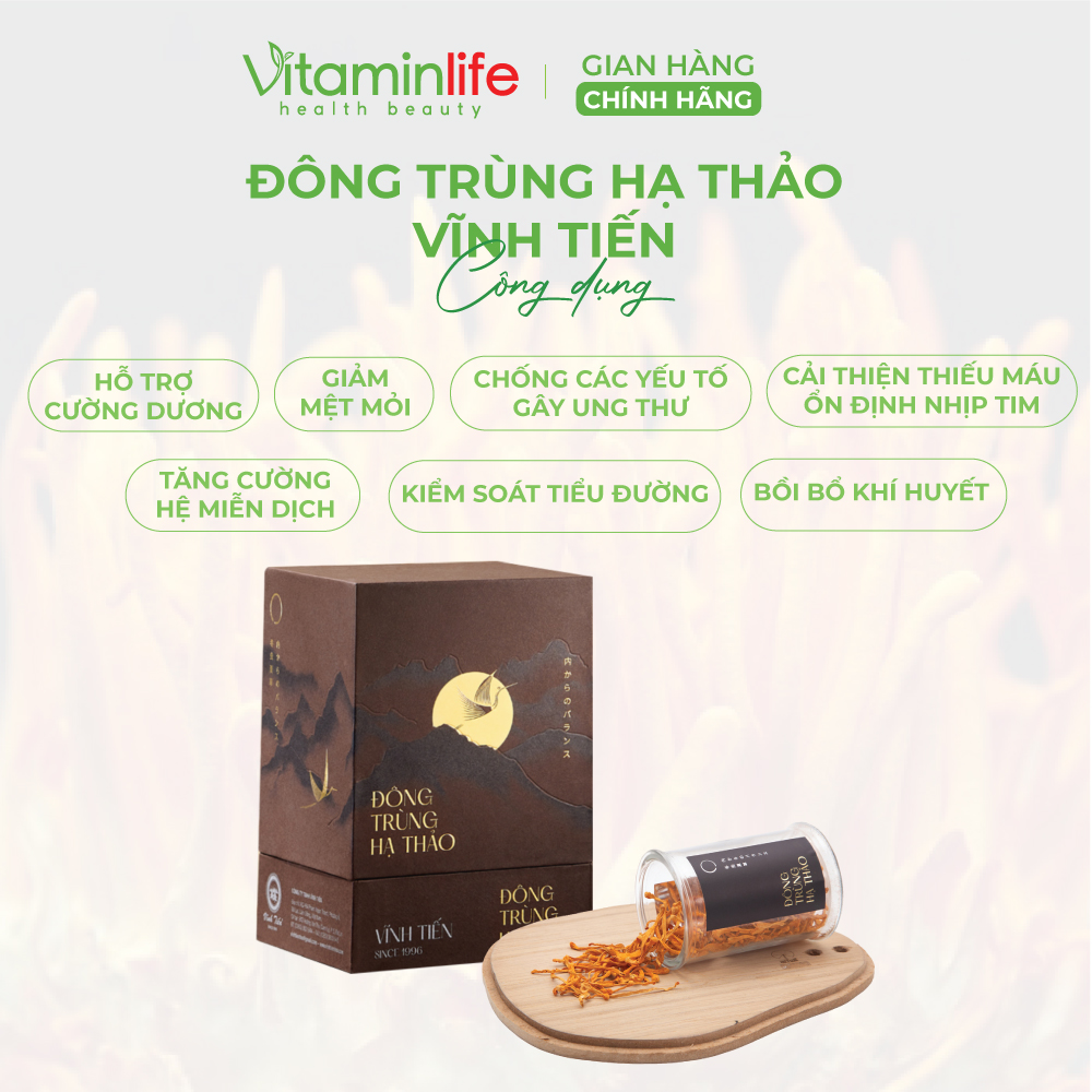 Đông Trùng Hạ Thảo Vĩnh Tiến 10g - 20/06/2025