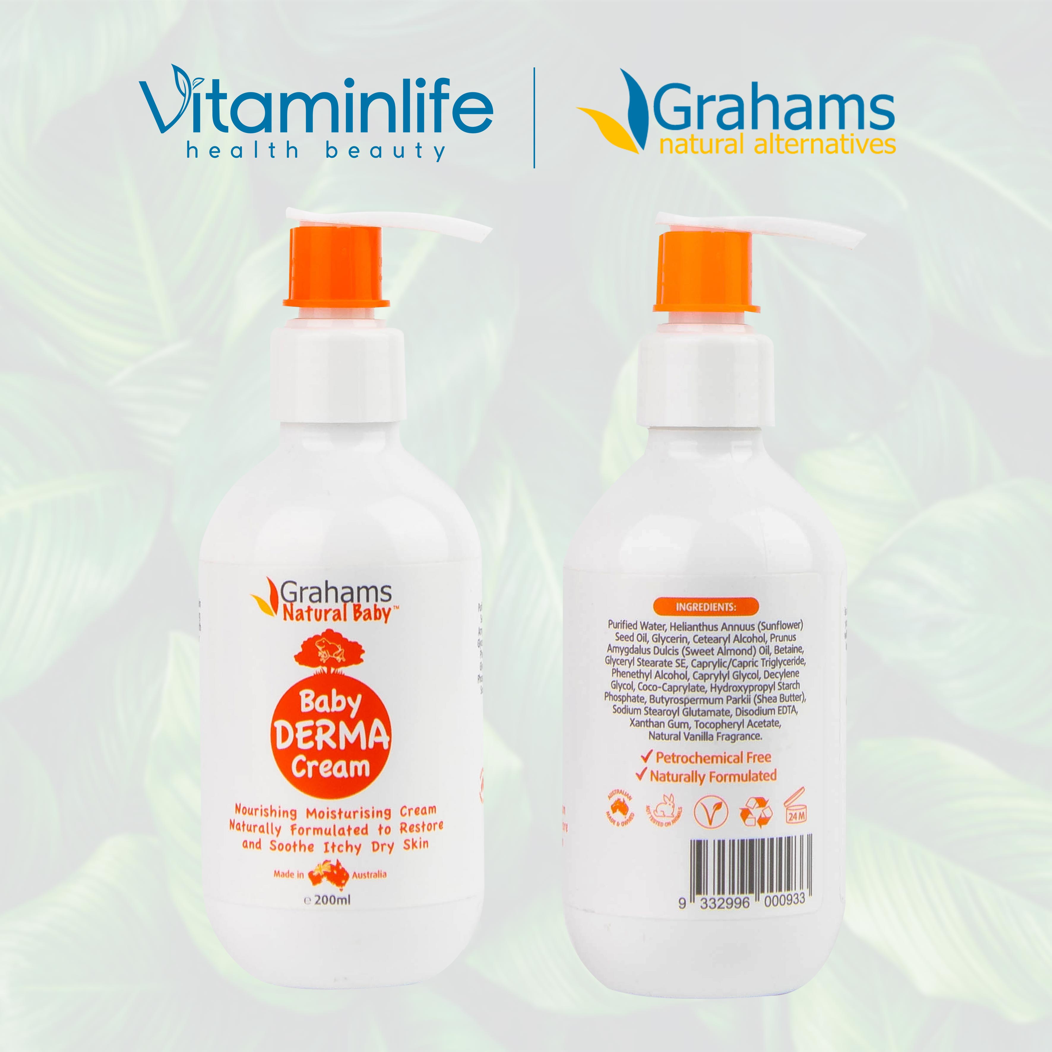 Kem dưỡng da cho bé Grahams 200ml