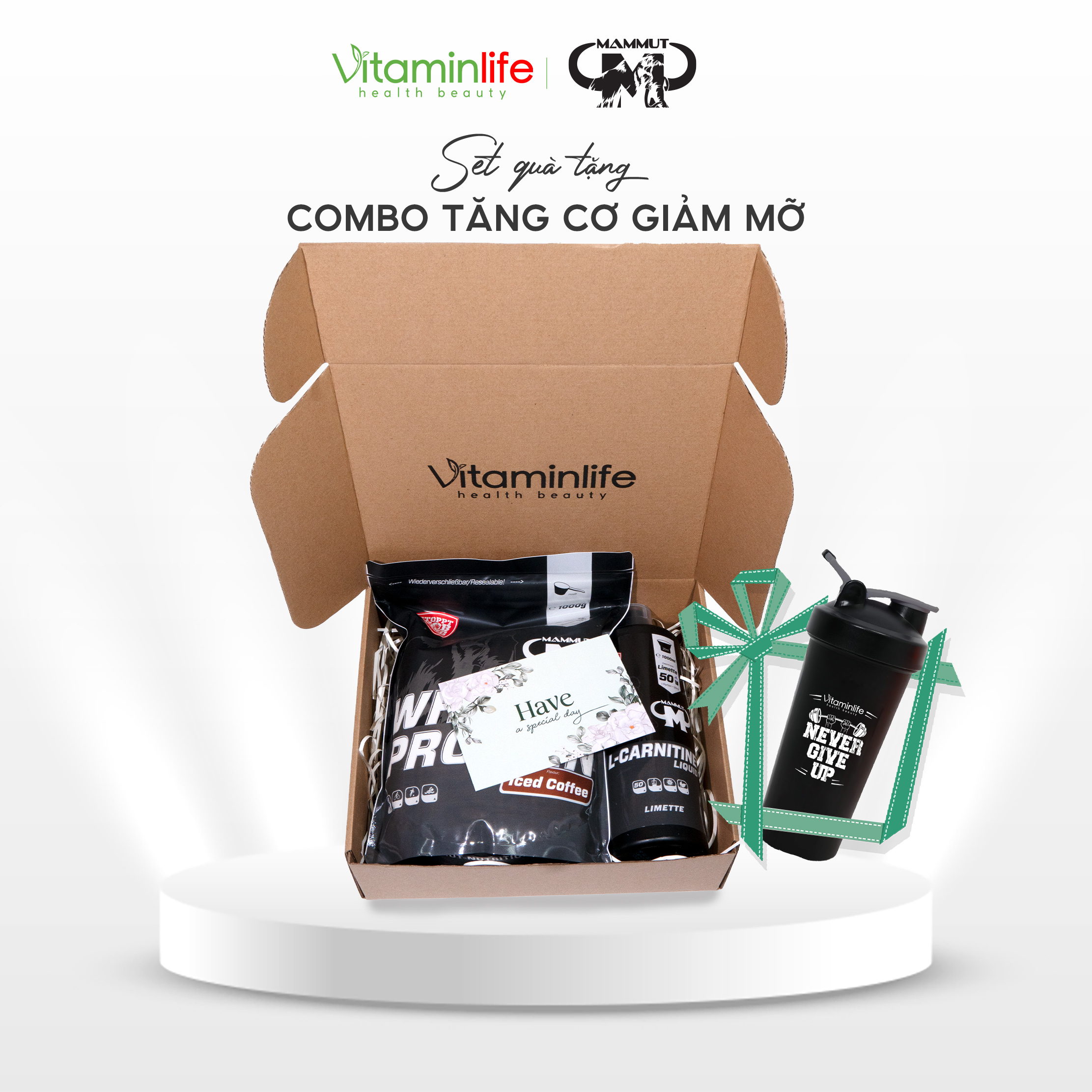 [SET QUÀ TẶNG CHO CHÀNG] Combo tăng cơ giảm mỡ (Biến thể 1)