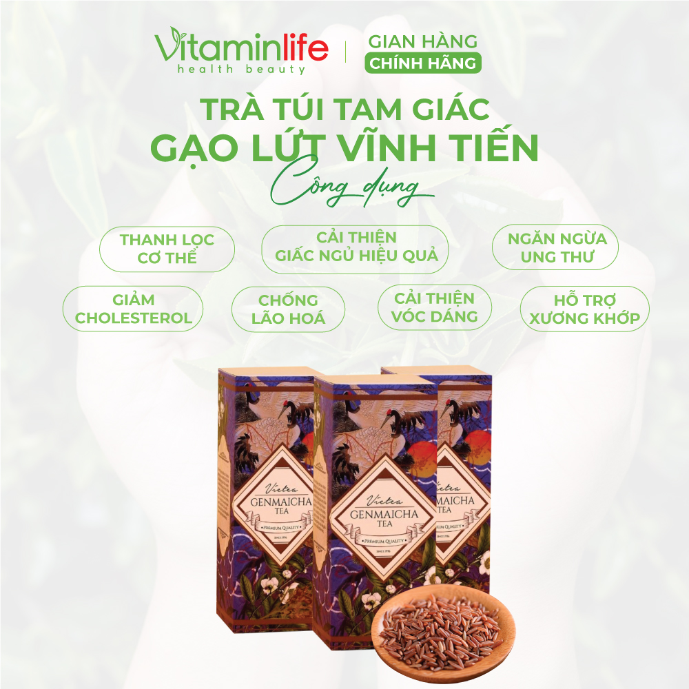Trà Xanh Gạo Lứt Vĩnh Tiến (DATE 01/2025)