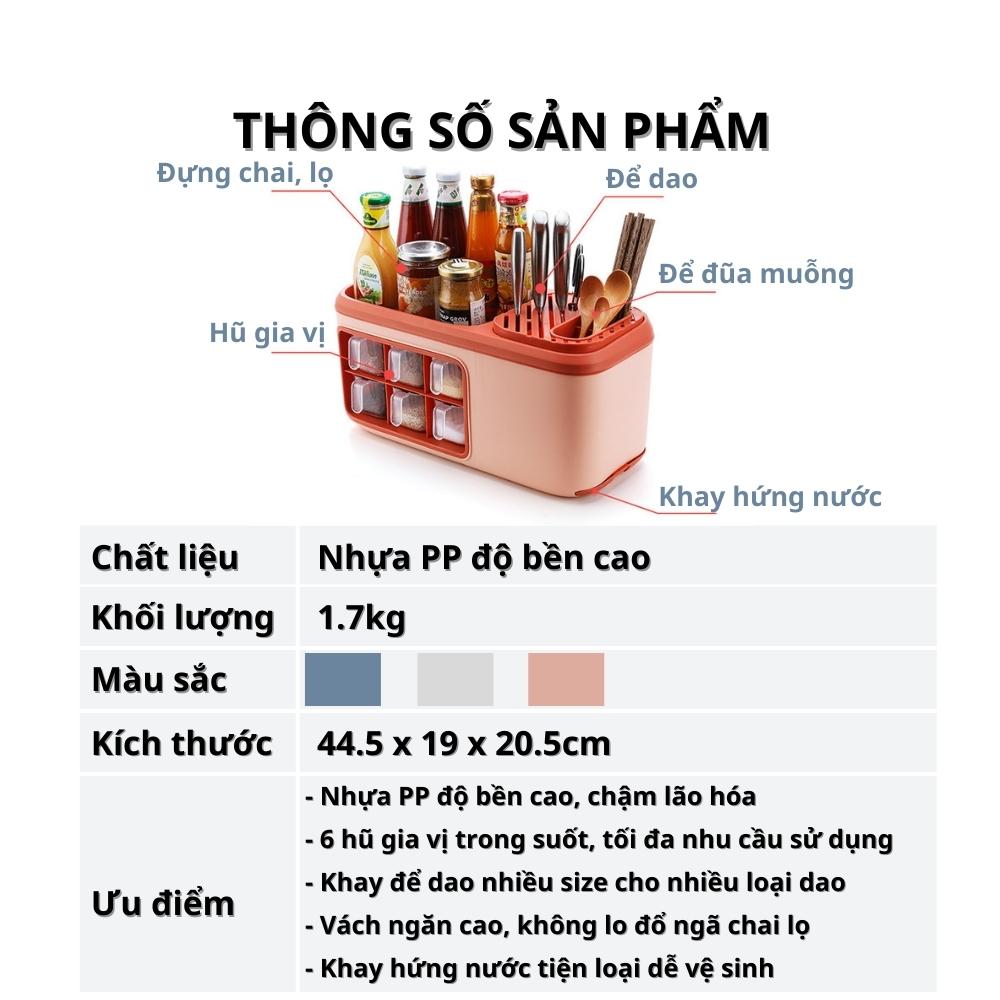 kệ gia vị đa năng 2 tầng