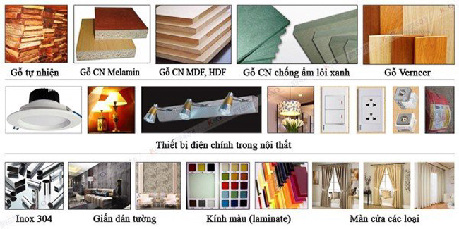 Chất liệu nội thất