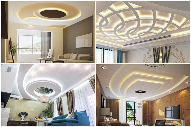 Trần nhà và tường nhà