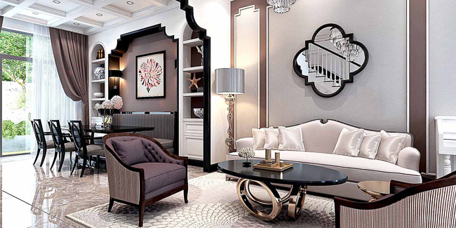 Thiết kế nhà phố phong cách cổ điển