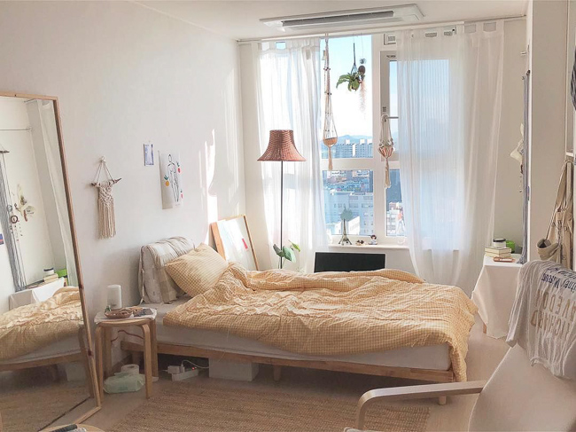 Thiết kế phòng ngủ phong cách Hàn Quốc