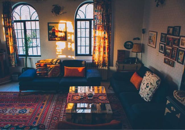 Phong cách bohemian nội thất truyền thống