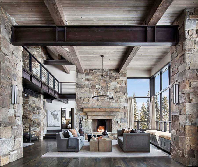 Phong Cách Thiết Kế Nội Thất Rustic Hiện Đại