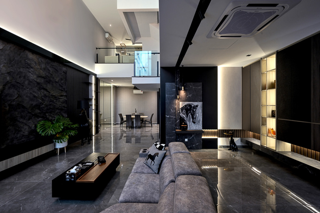 Phòng khách theo phong cách nội thất urban