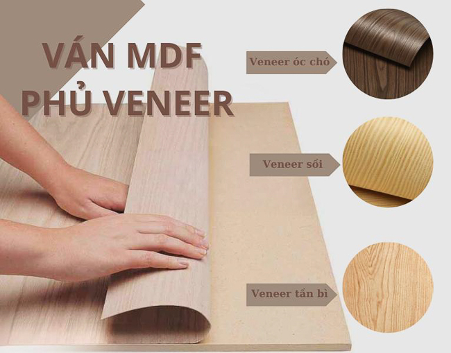 Veneer có thể phủ được trên những loại ván nào?