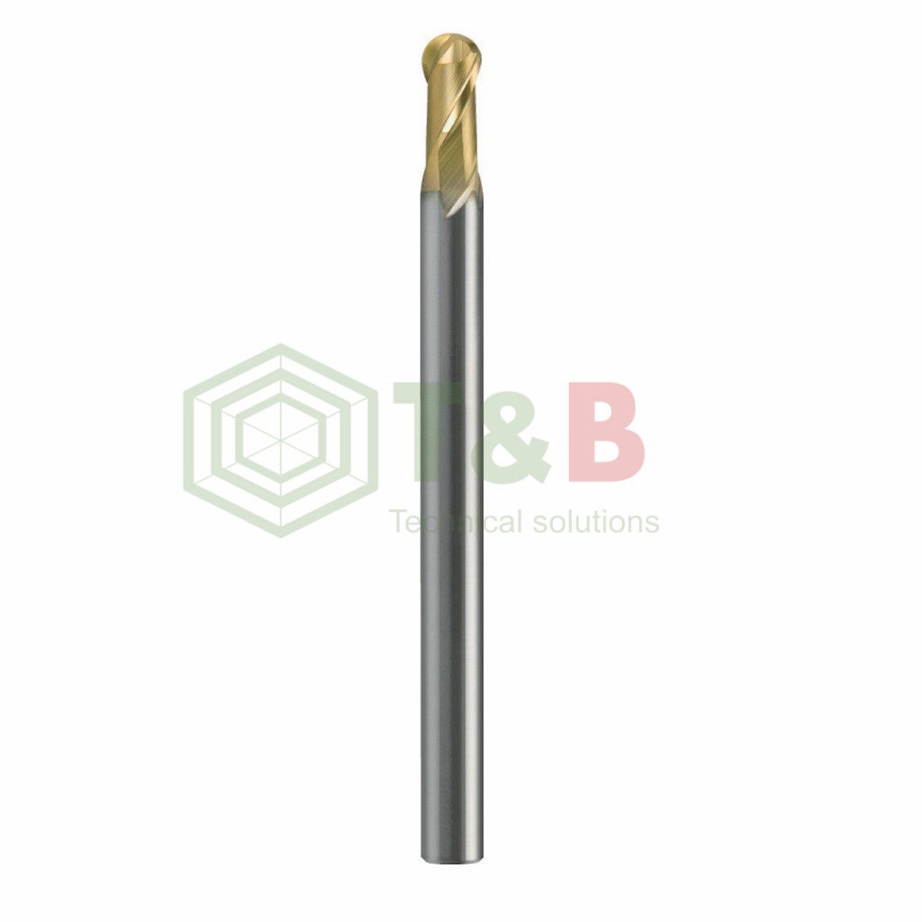 Dao Phay Cầu R3 x 12 x 80L Union Tool Model HSB2060-1200, Dao Phay Ngón ...