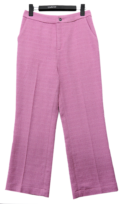 Quần suông tweed hồng-Q91222