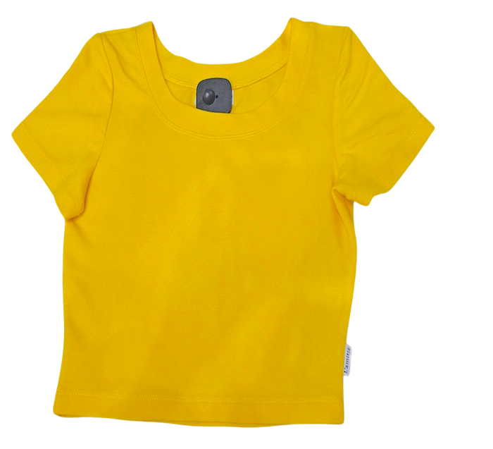 Áo thun Croptop vàng CT-AT010523.3