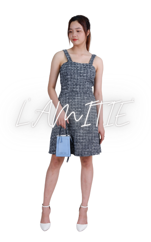 Váy 2 dây liền thân-VLT10323