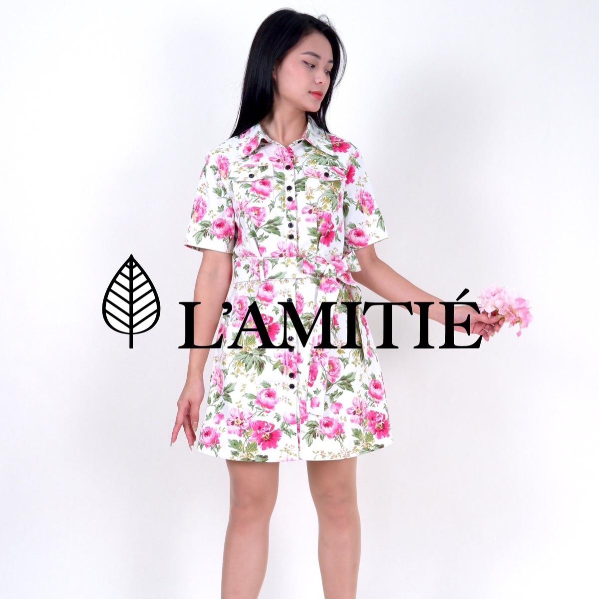 Váy liền thân cổ đức-VLT150223