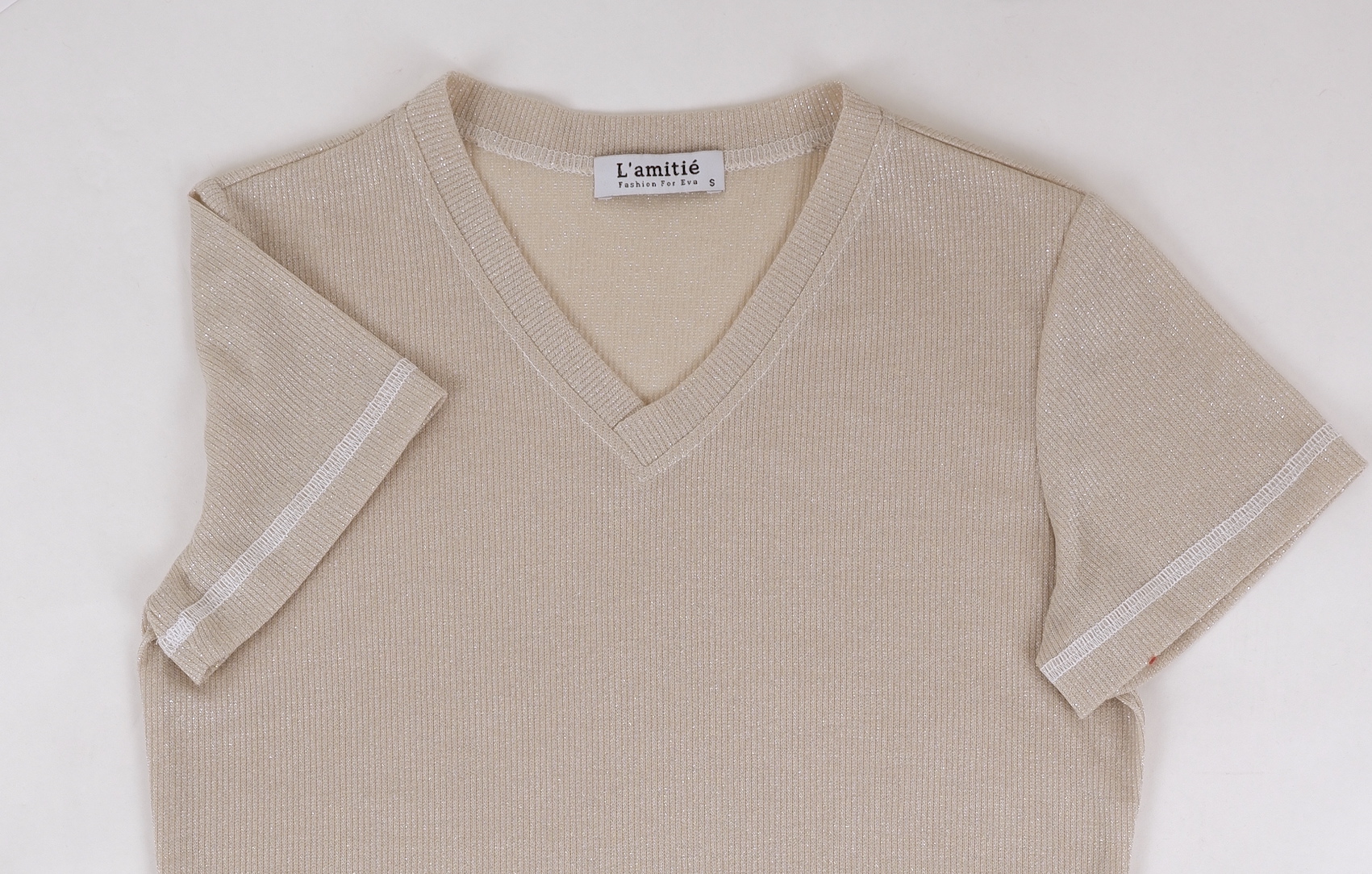 ÁO PHÔNG CỘC TAY CỔ TIM-AT5