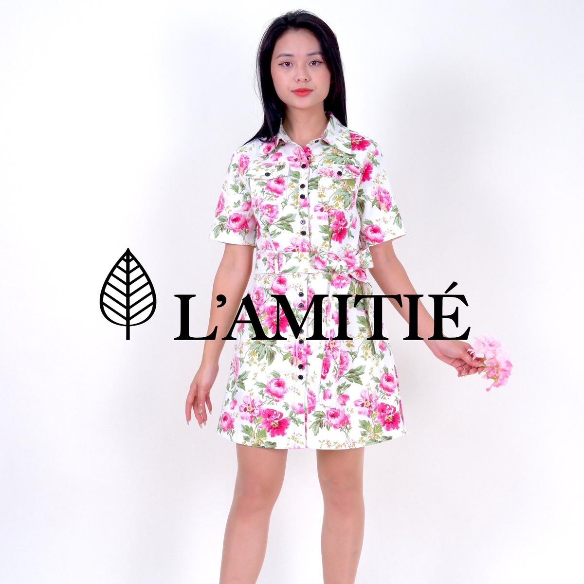 Váy liền thân cổ đức-VLT150223