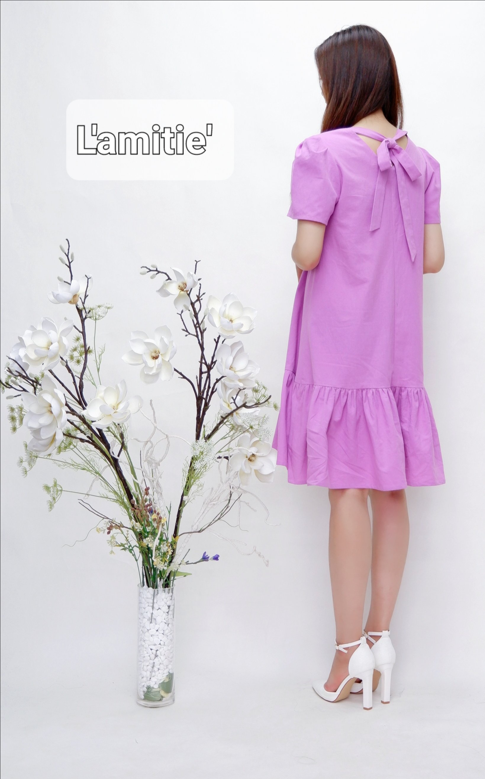 Đầm sát nách Pink-VLT4923