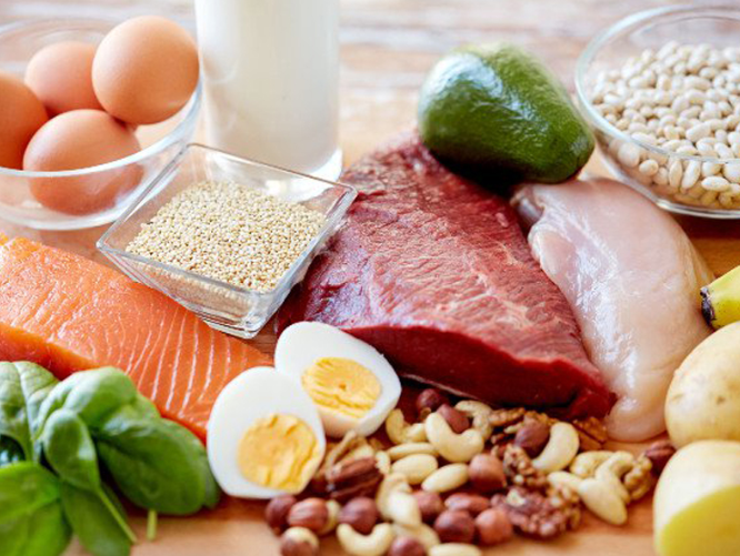 DINH DƯỠNG PHÒNG TẬP VỚI PROTEIN VÀ CARBOHYDRATE